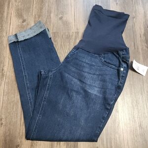 NEW Indigo Blue Maternity Skinny Jeans Size Large